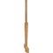 Ekena Millwork Kennewick Rough Sawn Timber Gable Bracket, Western Red Cedar, 96"W x 52"H x 2"D x 4"F, 13/12 Pitch GBW096X52X0204KEN00RWR - alternate 2